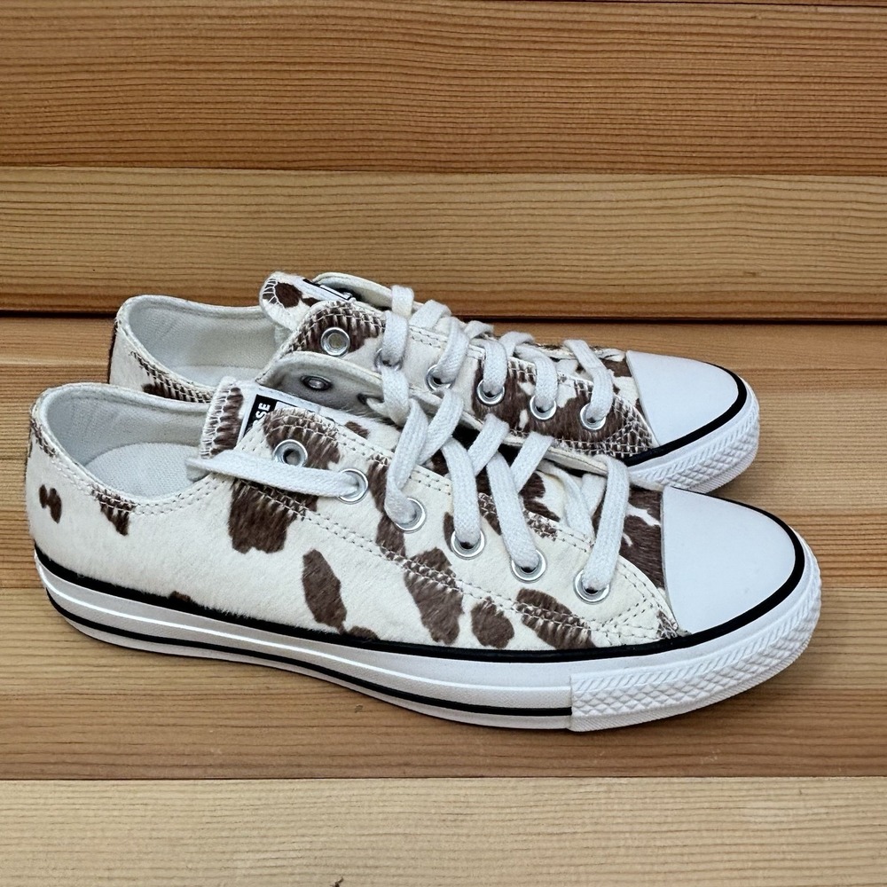 Converse Chuck Cow Print Pony Hair Sz 8 Women's shoes Sneakers A18934C